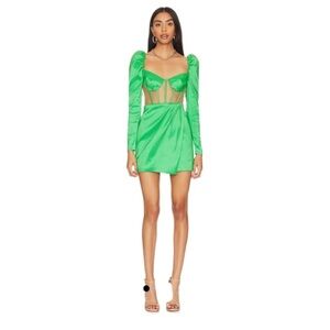 NBD Green Mini Dress NBD Talulla Dress in Kelly Green